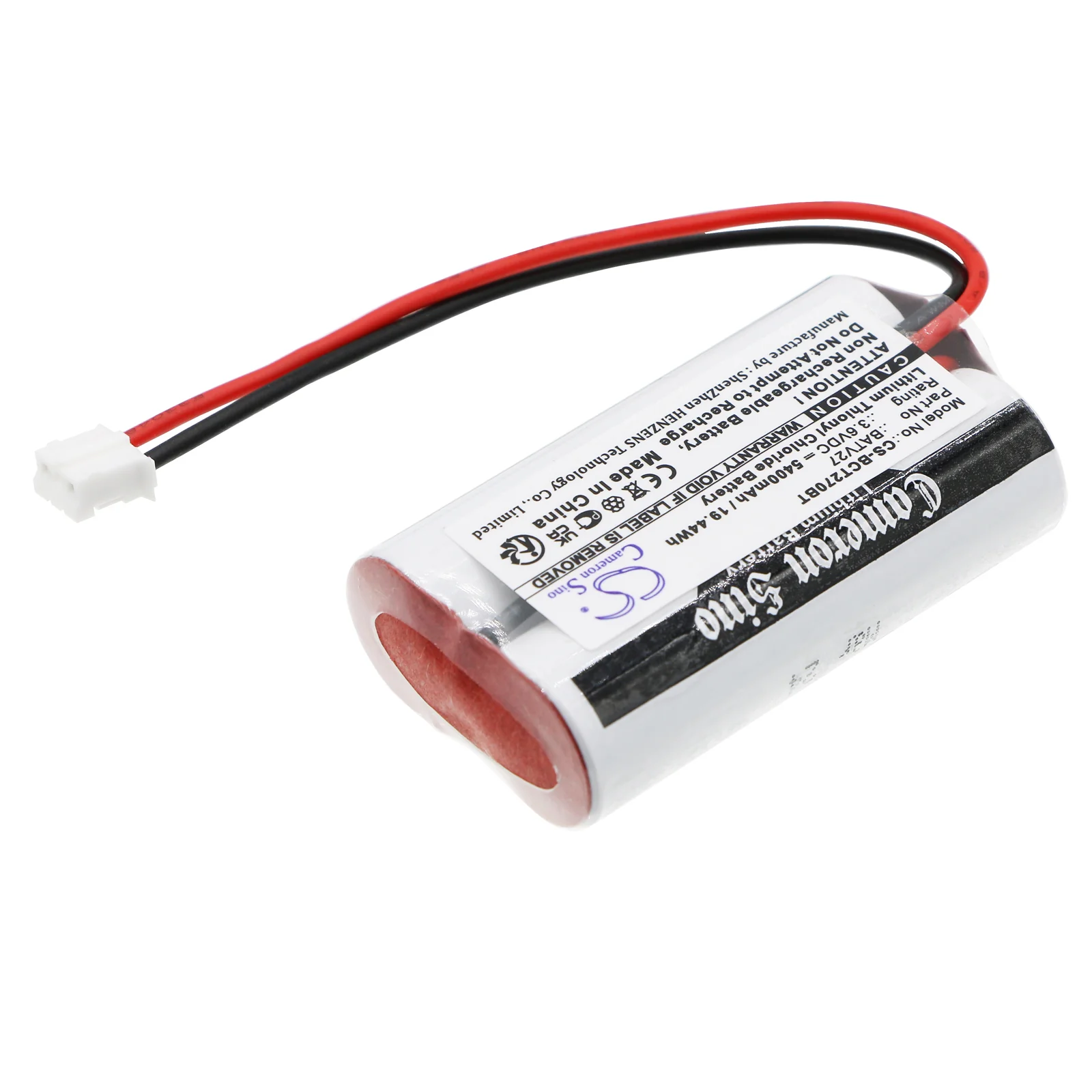 CS-BCT270BT : Battery for Daitem 152-27D, 153-27D - Replaces Daitem BATV27 - Image 3