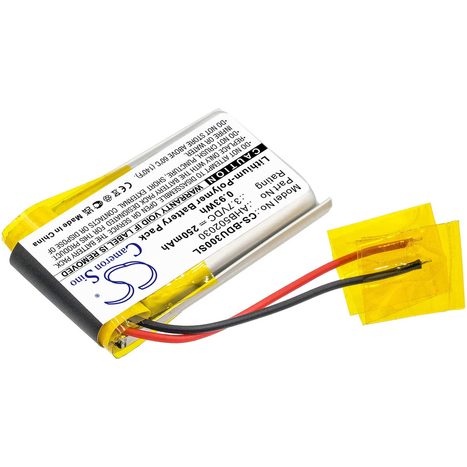 CS-BDU300SL : Battery for Teufel AIRY - Replaces Teufel 502030 - Image 5