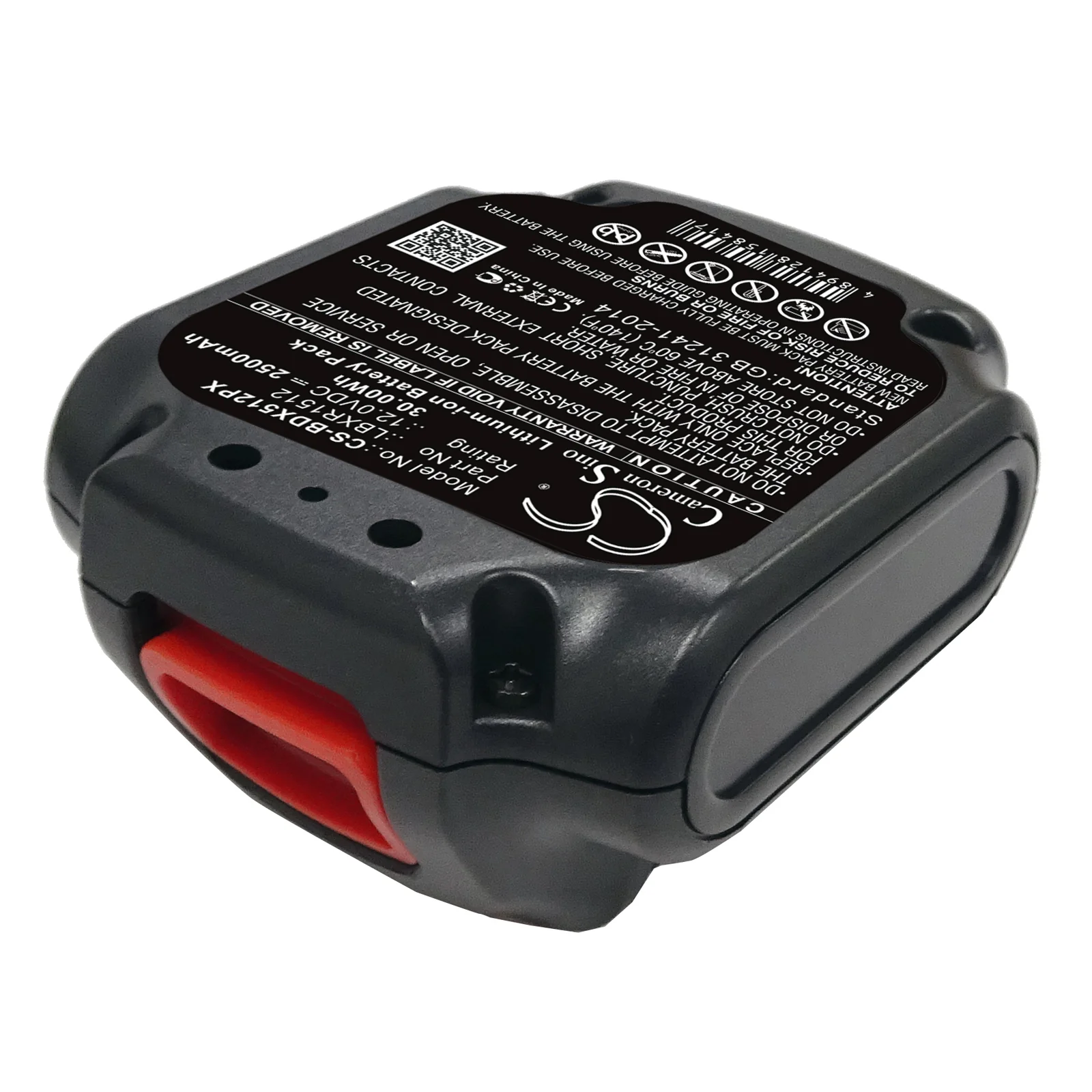 CS-BDX512PX : Battery for Black & Decker BDCDD12, BDCD112, BDCDD12KB and others - Replaces Black & Decker LBXR1512 - Image 4