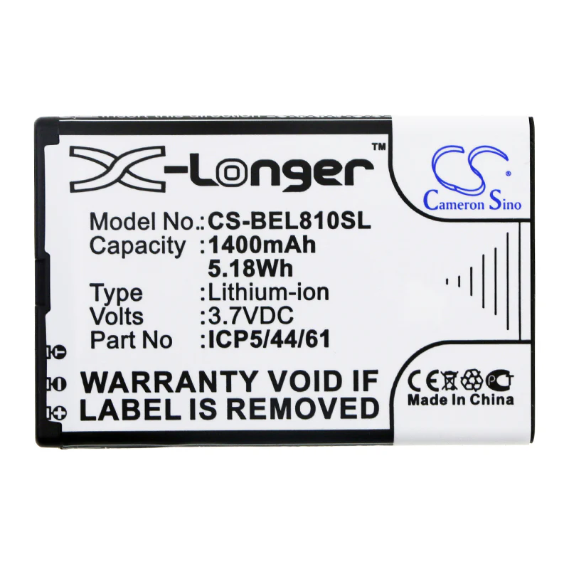 CS-BEL810SL : Battery for Bea-fon SL810, SL820 - Replaces Bea-fon ICP5/44/61 - Image 3
