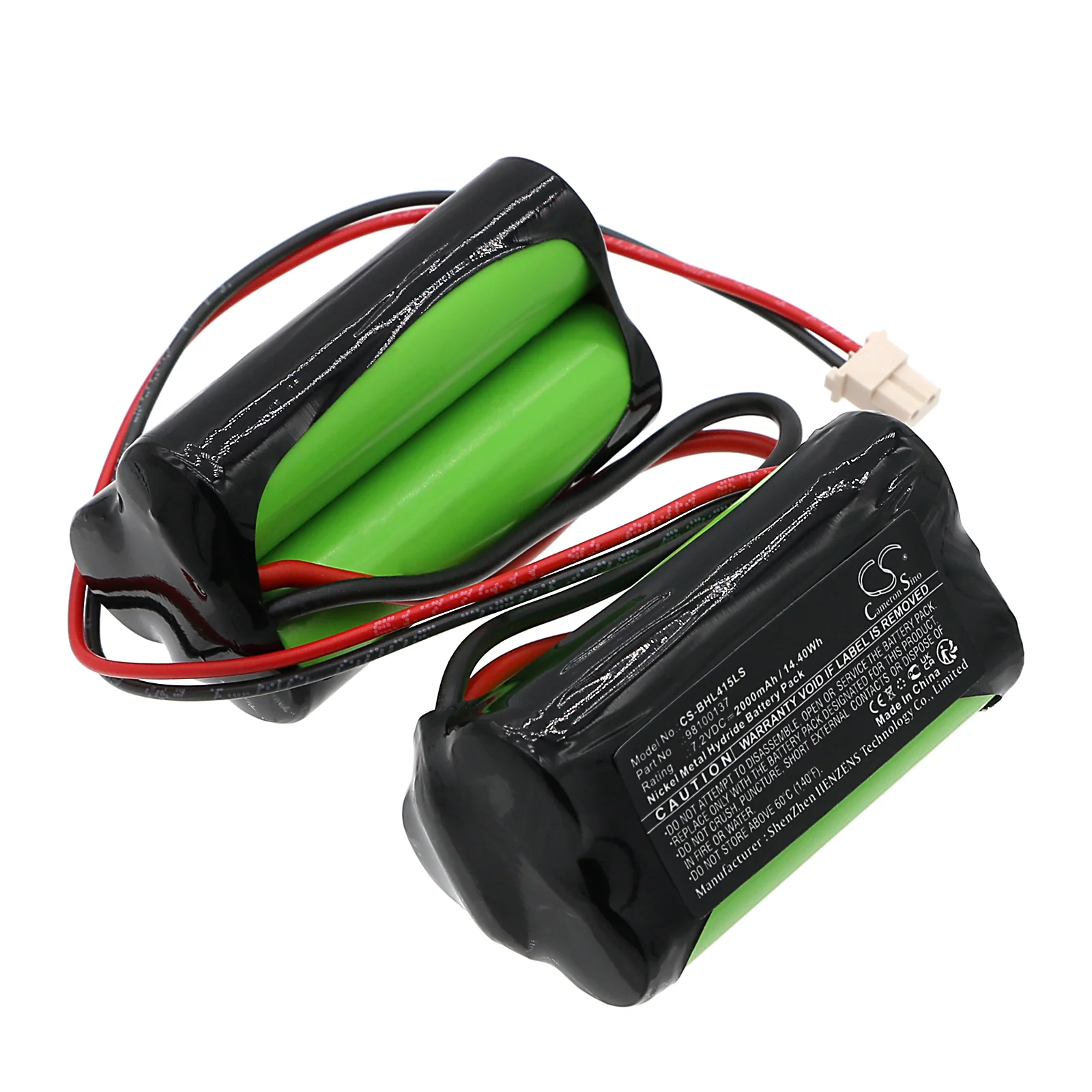 CS-BHL415LS : Battery for Beghelli 415393001, N93201LG - Replaces Beghelli 98100137