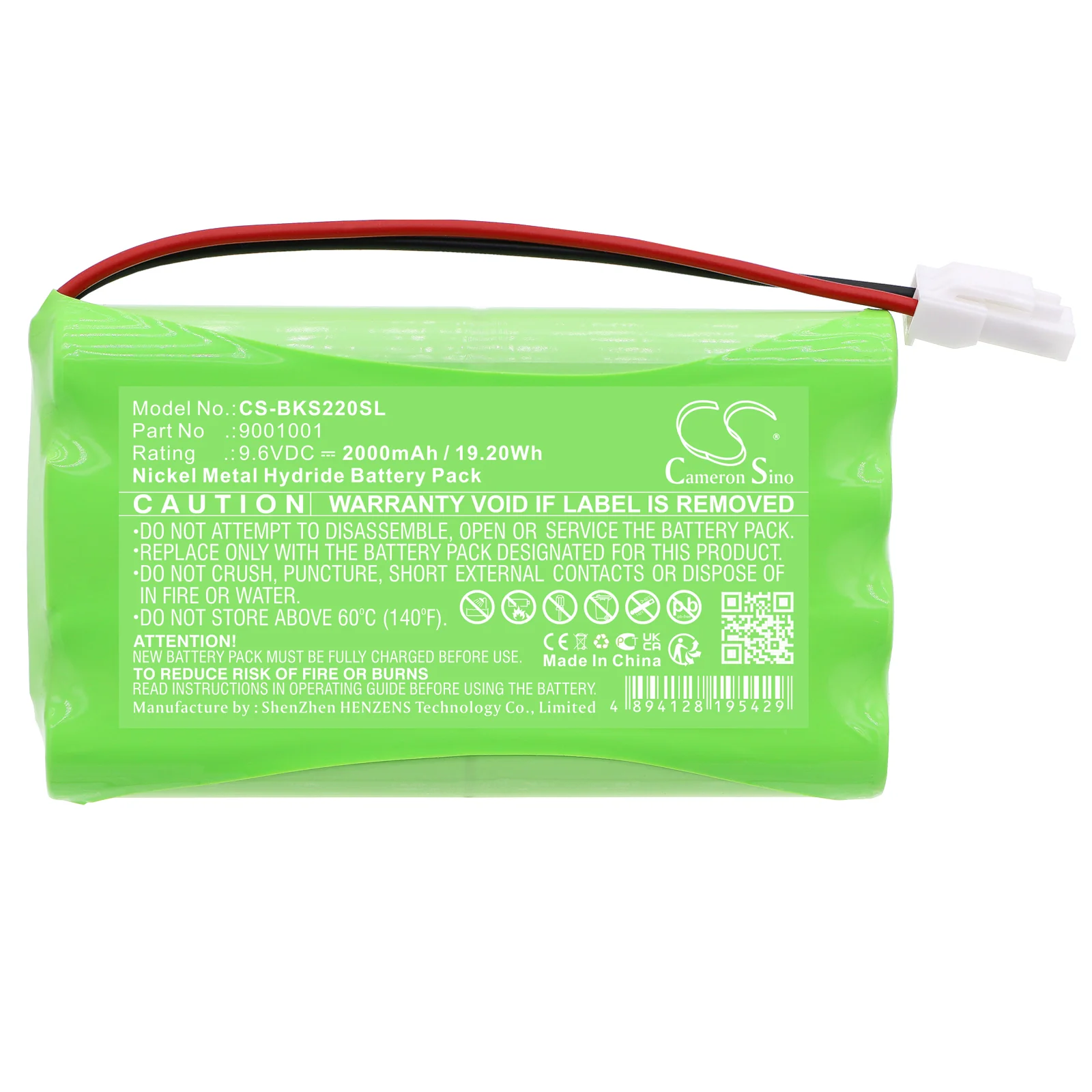CS-BKS220SL : Battery for Somfy AXOVIA 220B, Axovia MultiPro, Axovia 3S and others - Replaces Somfy 9001001, 5071688A - Image 3
