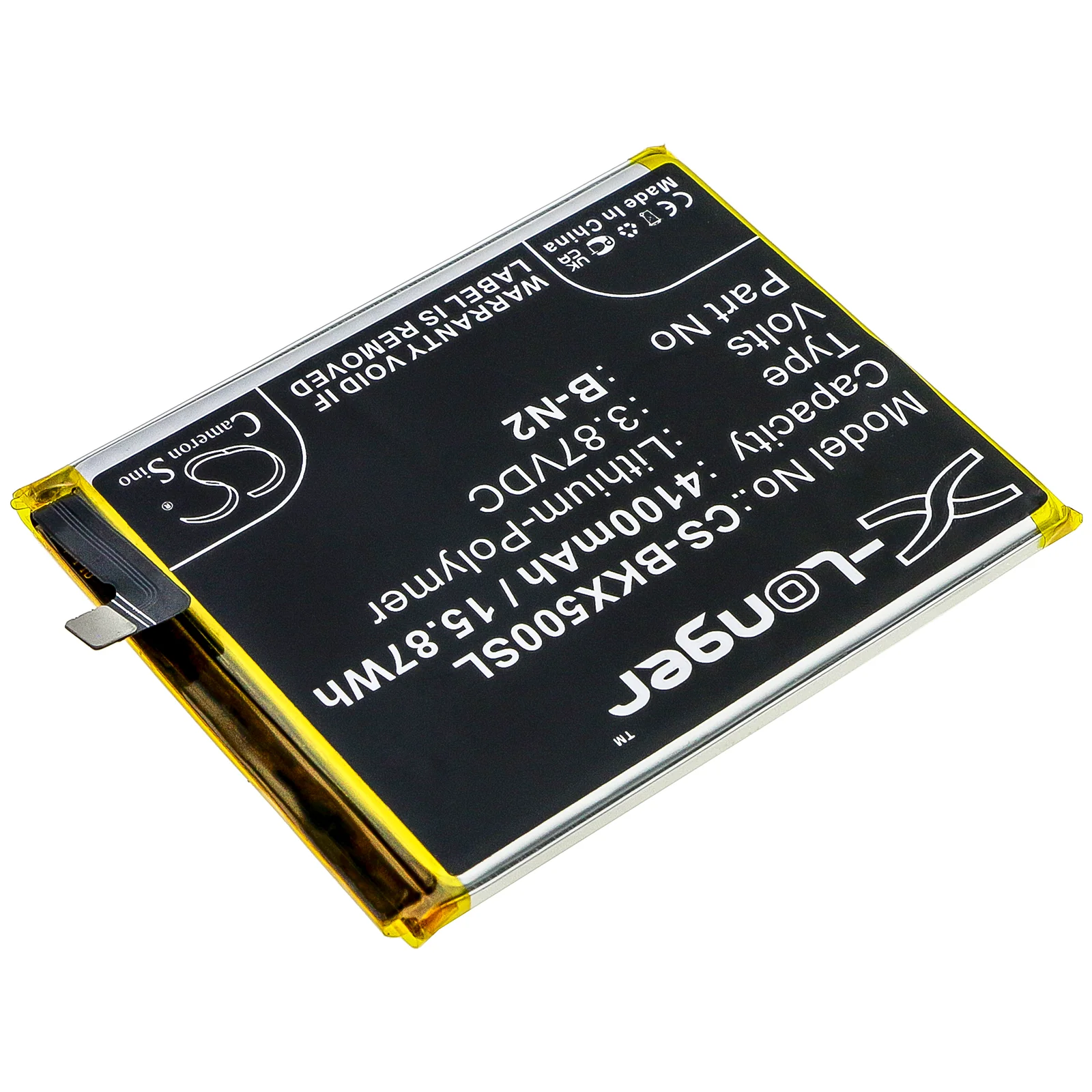 CS-BKX500SL : Battery for Vivo X50, X50 5G, V2001A and others - Replaces Vivo B-N2 - Image 5