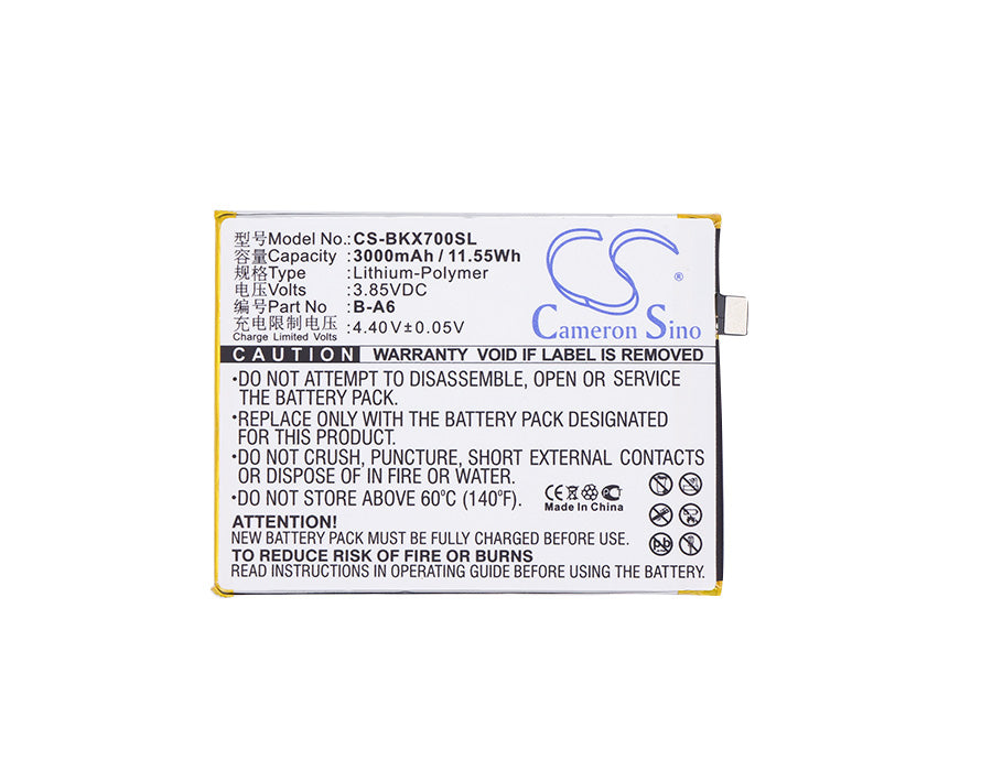CS-BKX700SL : Battery for VIVO X7, X7 Dual SIM, X7 Dual SIM TD-LTE - Replaces VIVO B-A6 - Image 5