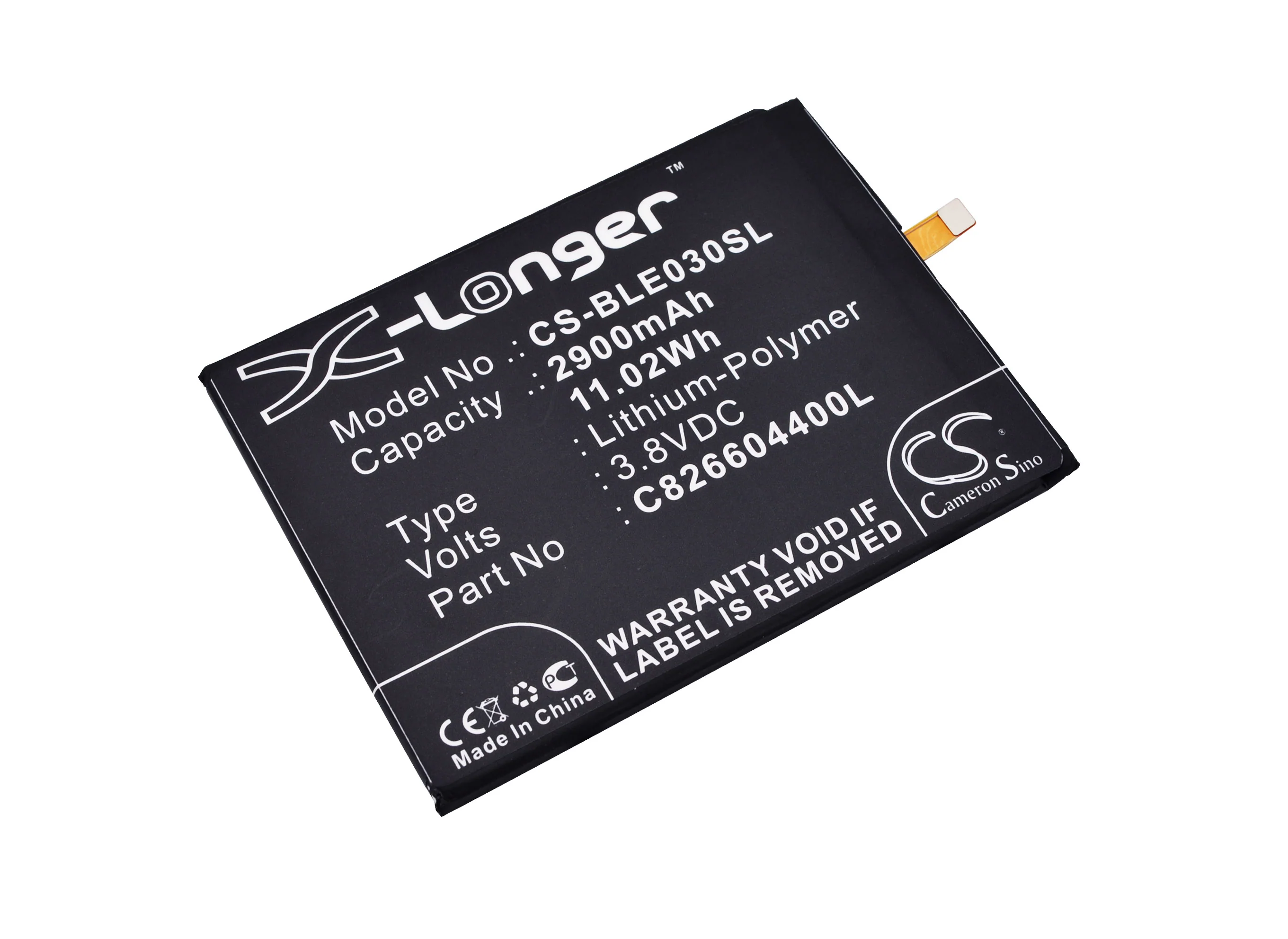 CS-BLE030SL : Battery for BOWAY U11 - Replaces BOWAY BP-401B
