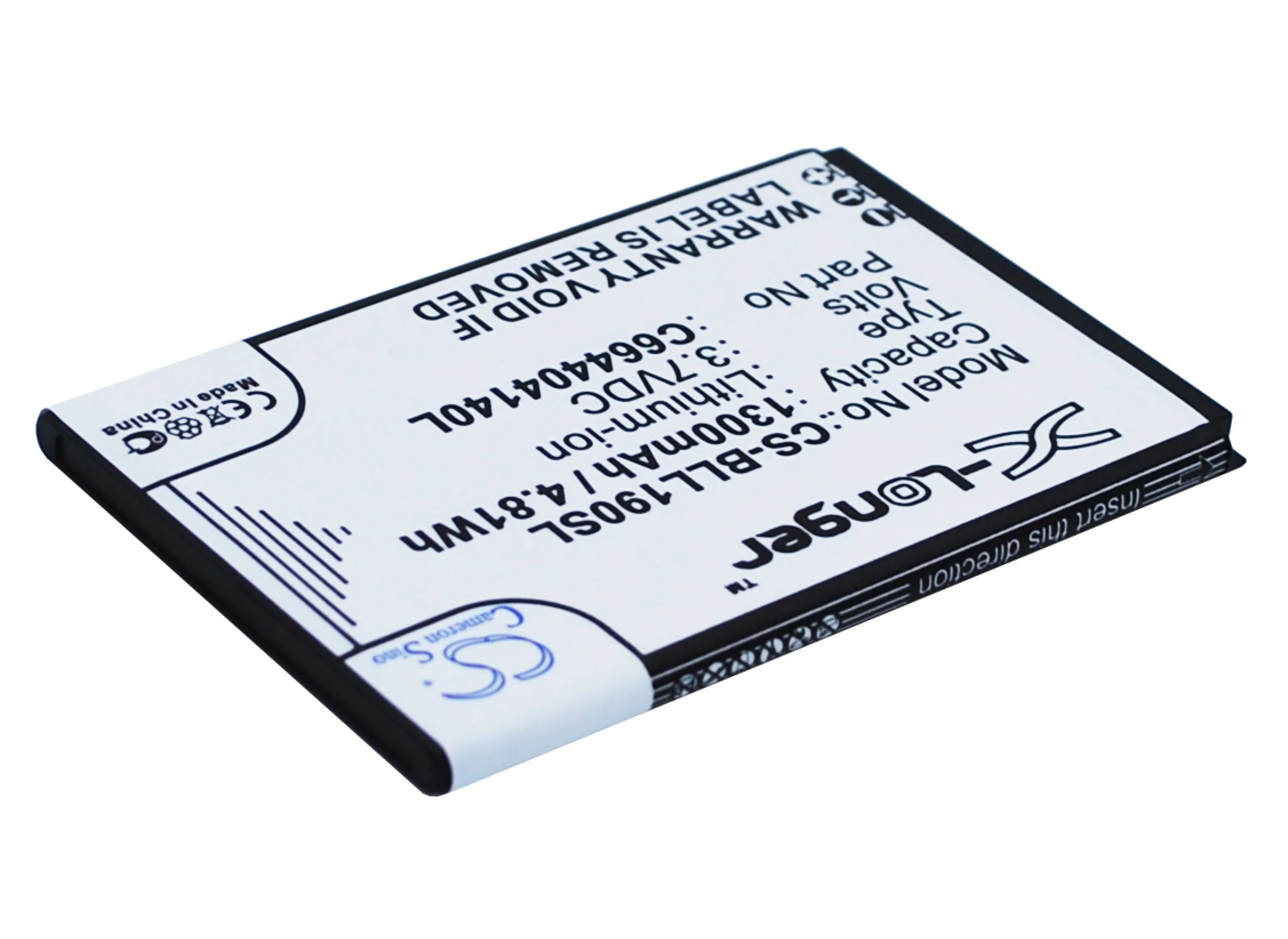 CS-BLL190SL : Battery for BLU Life Pay mini, L190L, L190U and others - Replaces BLU C664404140L, C664404140T - Image 3