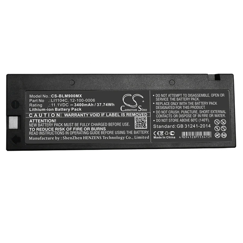 CS-BLM900MX : Battery for Biolight M8000, M9000, M9000A and others - Replaces Biolight LI1104C, 12-100-0006 - Image 5
