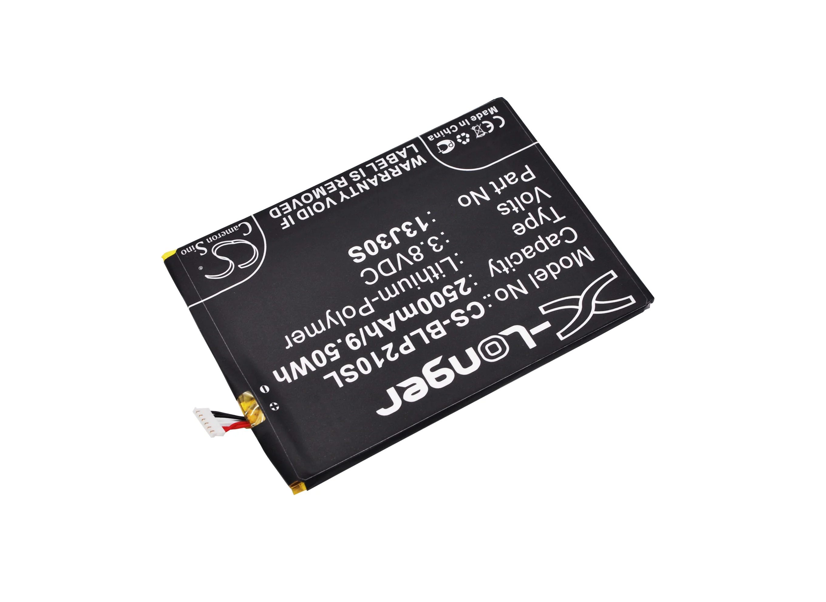 CS-BLP210SL : Battery for BLU Life Pro, L210a, L210i - Replaces BLU 13J30S - Image 2