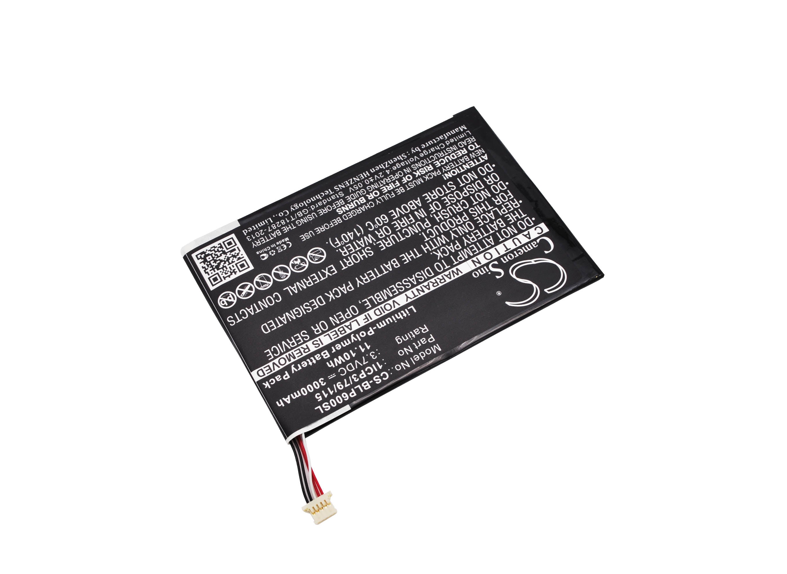 CS-BLP600SL : Battery for BLU TouchBook 7.0 Pro, P60W - Replaces BLU 1ICP3/79/115 - Image 2