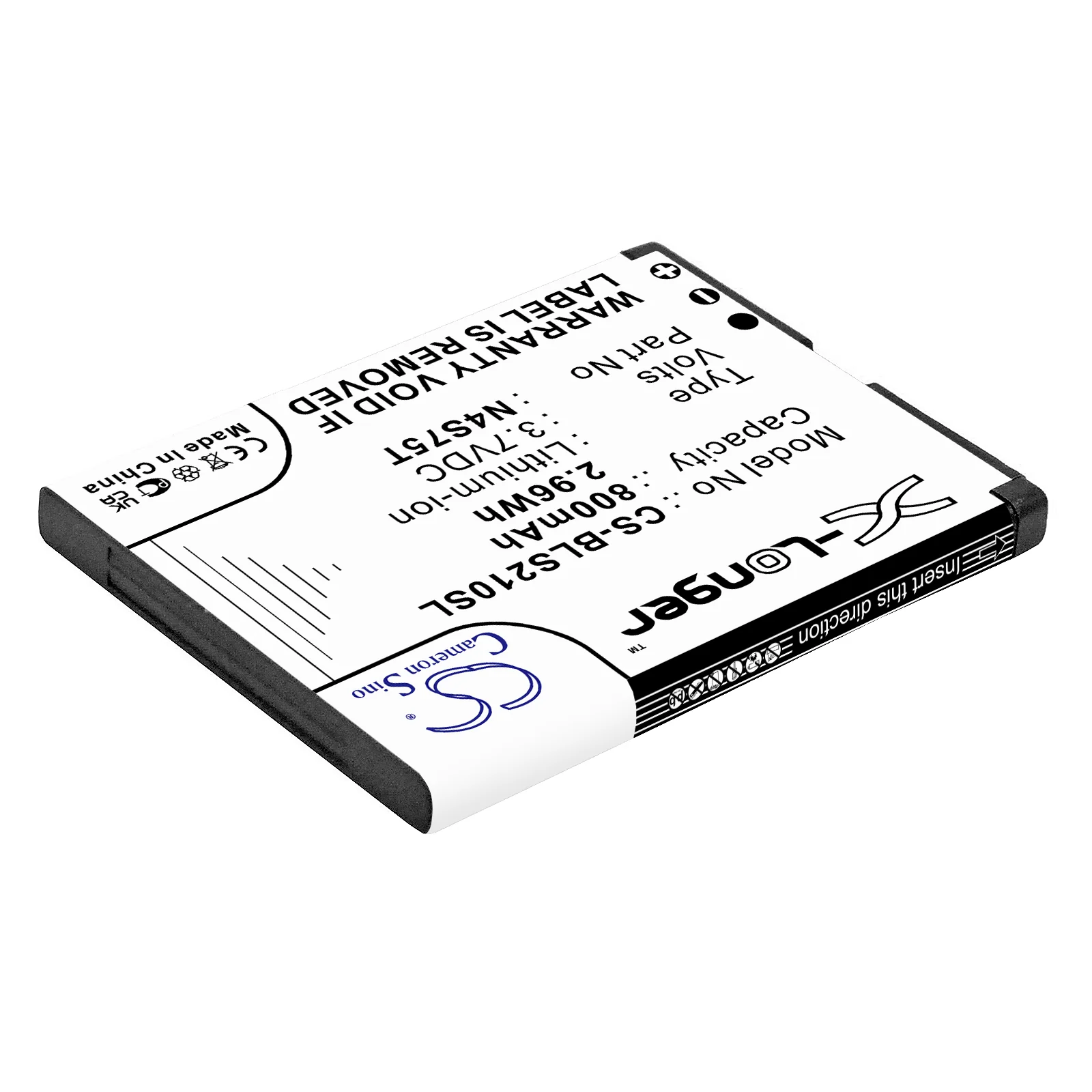 CS-BLS210SL : Battery for Binatone SM800 - Replaces BLU N4S75T, N4S75J - Image 2