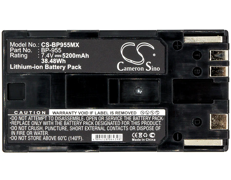 CS-BP955MX : Battery for Canon XF100, XF105, XF300 and others - Replaces Canon BP-955 - Image 5