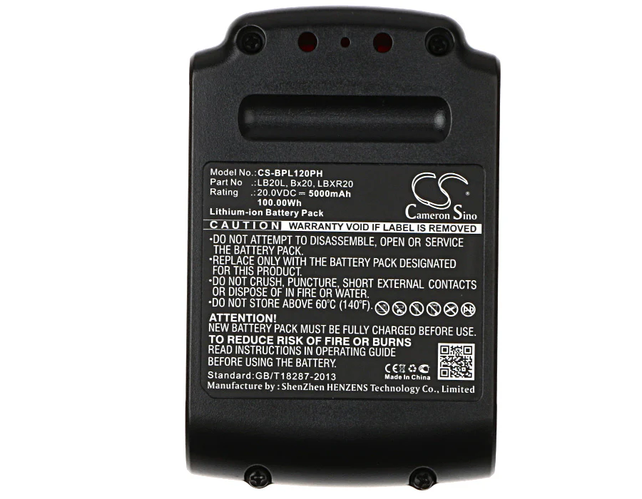CS-BPL120PH : Battery for Black & Decker BDCDMT120, CHH2220, LCS120 and others - Replaces Black & Decker LB20, LBX20, LBXR20 and others - Image 5