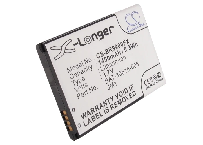 CS-BR9900FX : Battery for Blackberry Bold Touch 9900, Pluto, Bold Touch 9930 and others - Replaces Blackberry JM1, BAT-30615-006, J-M1 - Image 5