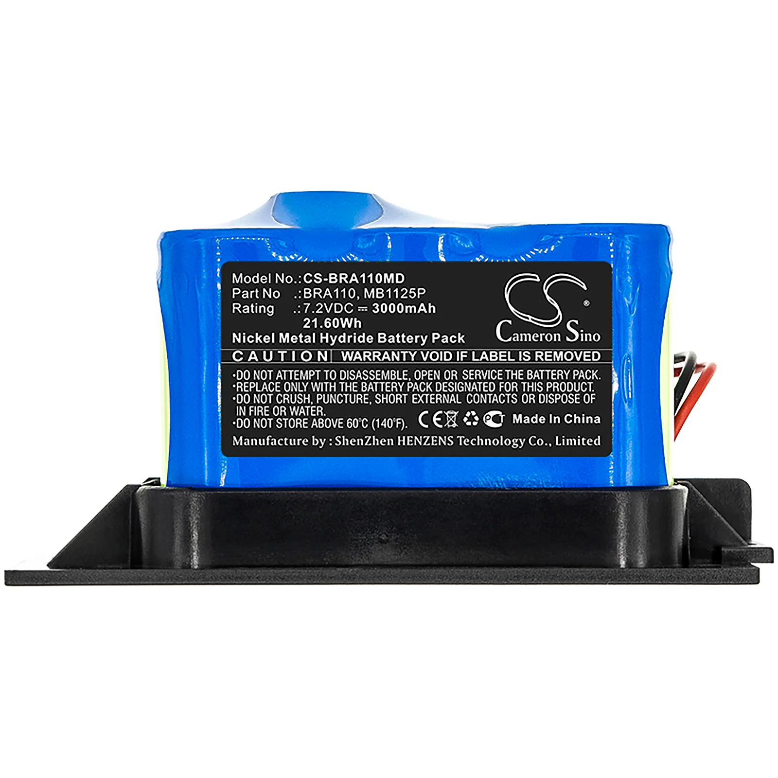 CS-BRA110MD : Battery for Braun Infusomat fmS, Infusomat P - Replaces Braun BRA110, 120089, MB1125P and others - Image 3