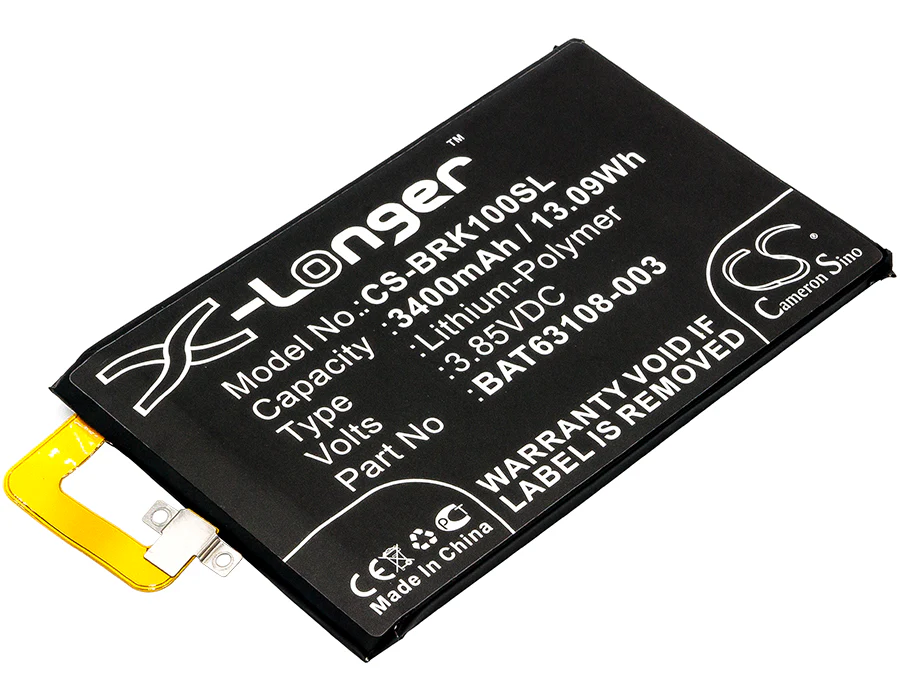 CS-BRK100SL : Battery for BlackBerry KEYone, Mercury, BBB100-1 and others - Replaces BlackBerry BAT63108-003, BAT-63108-003