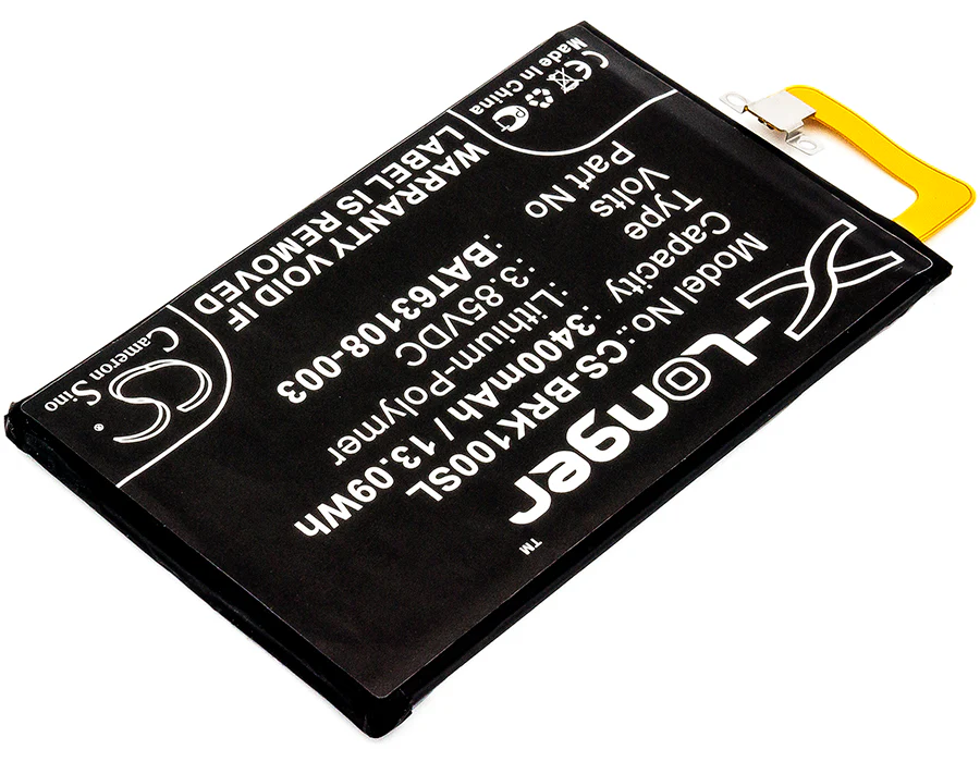 CS-BRK100SL : Battery for BlackBerry KEYone, Mercury, BBB100-1 and others - Replaces BlackBerry BAT63108-003, BAT-63108-003 - Image 2