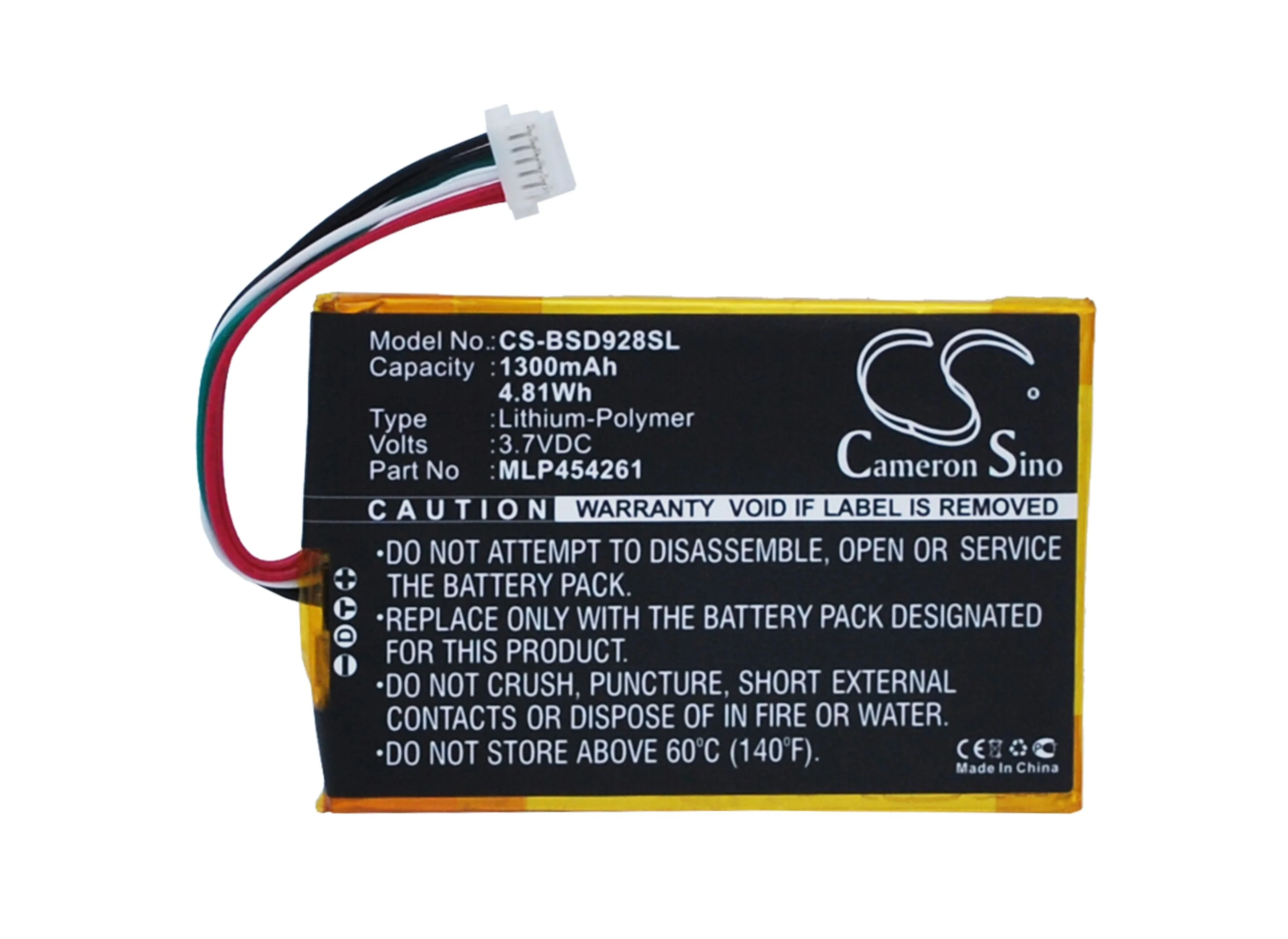 CS-BSD928SL : Battery for Bambook SD928+ - Replaces Bambook MLP454261 - Image 6