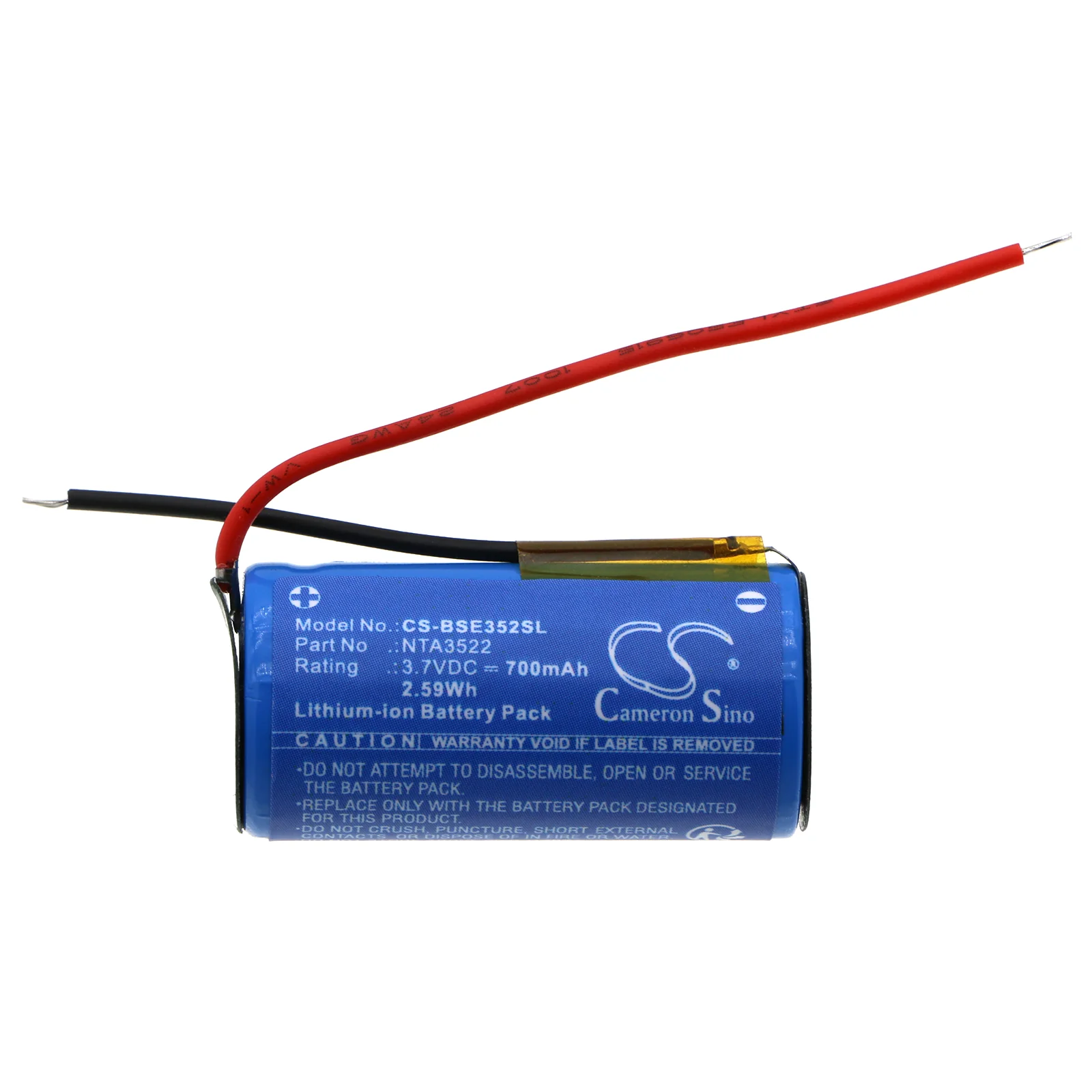 CS-BSE352SL : Battery for Bose SoundSport Free Charging Case, 423729 - Replaces Bose NTA3522 - Image 3