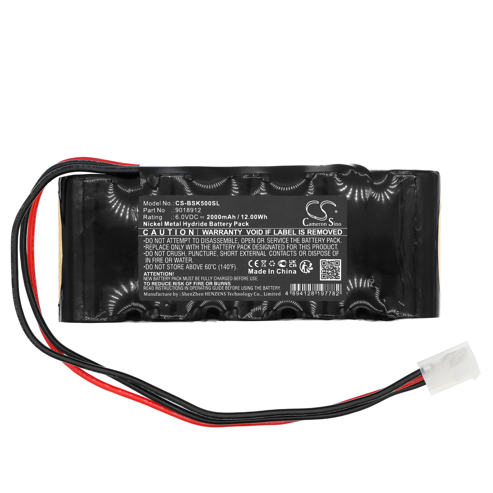 CS-BSK500SL : Battery for Bosch D14, K10, K12 and others - Replaces Bosch 9018912, 9000163, 9500005 and others - Image 2
