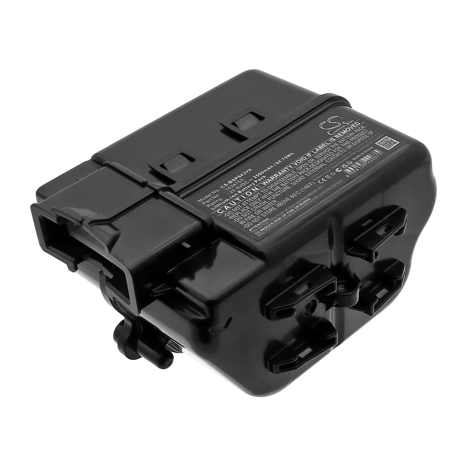 CS-BSP643VX : Battery for Bissell 37643, SpinWave® + Vac All-in-One Powered Spin Mop and Vacuum - Replaces Bissell 1634753 - Image 7