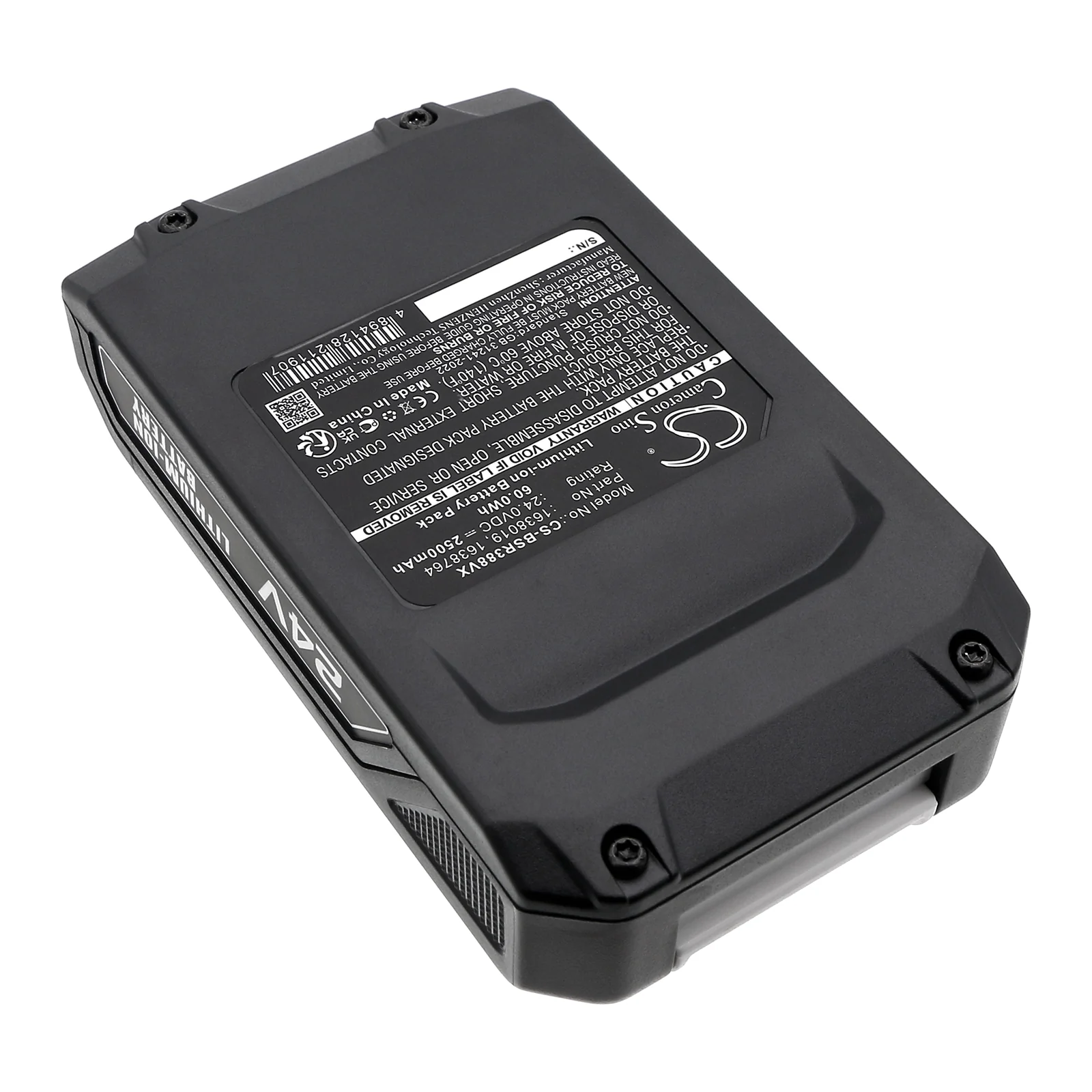 CS-BSR388VX : Battery for Bissell 3789, 3797W, 3789U and others - Replaces Bissell 1638019, 1638764 - Image 4