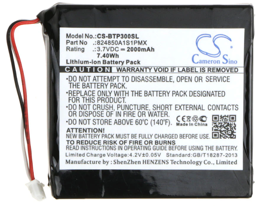 CS-BTP300SL : Battery for Blaupunkt TravelPilot TP300 - Replaces Blaupunkt 824850A1S1PMX - Image 5