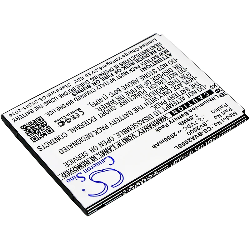 CS-BVA200SL : Battery for Blackview BV2000 - Replaces Blackview BV2000 - Image 2