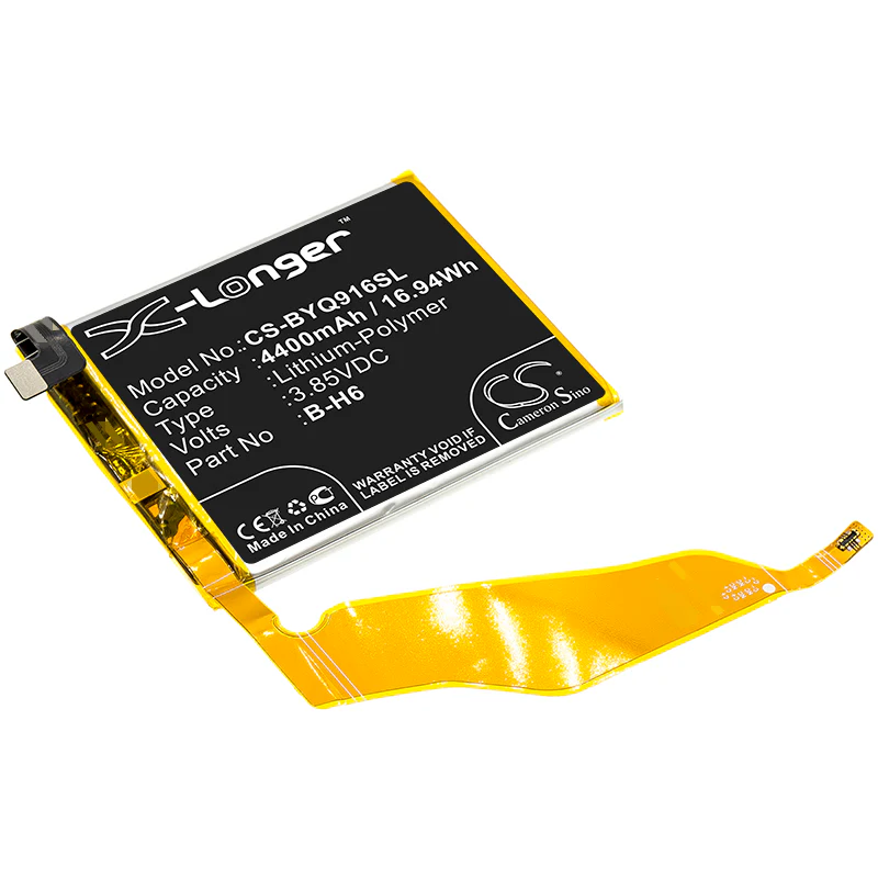 CS-BYQ916SL : Battery for Vivo iQOO Pro, iQOO Pro 5G, V1916 and others - Replaces Vivo B-H6