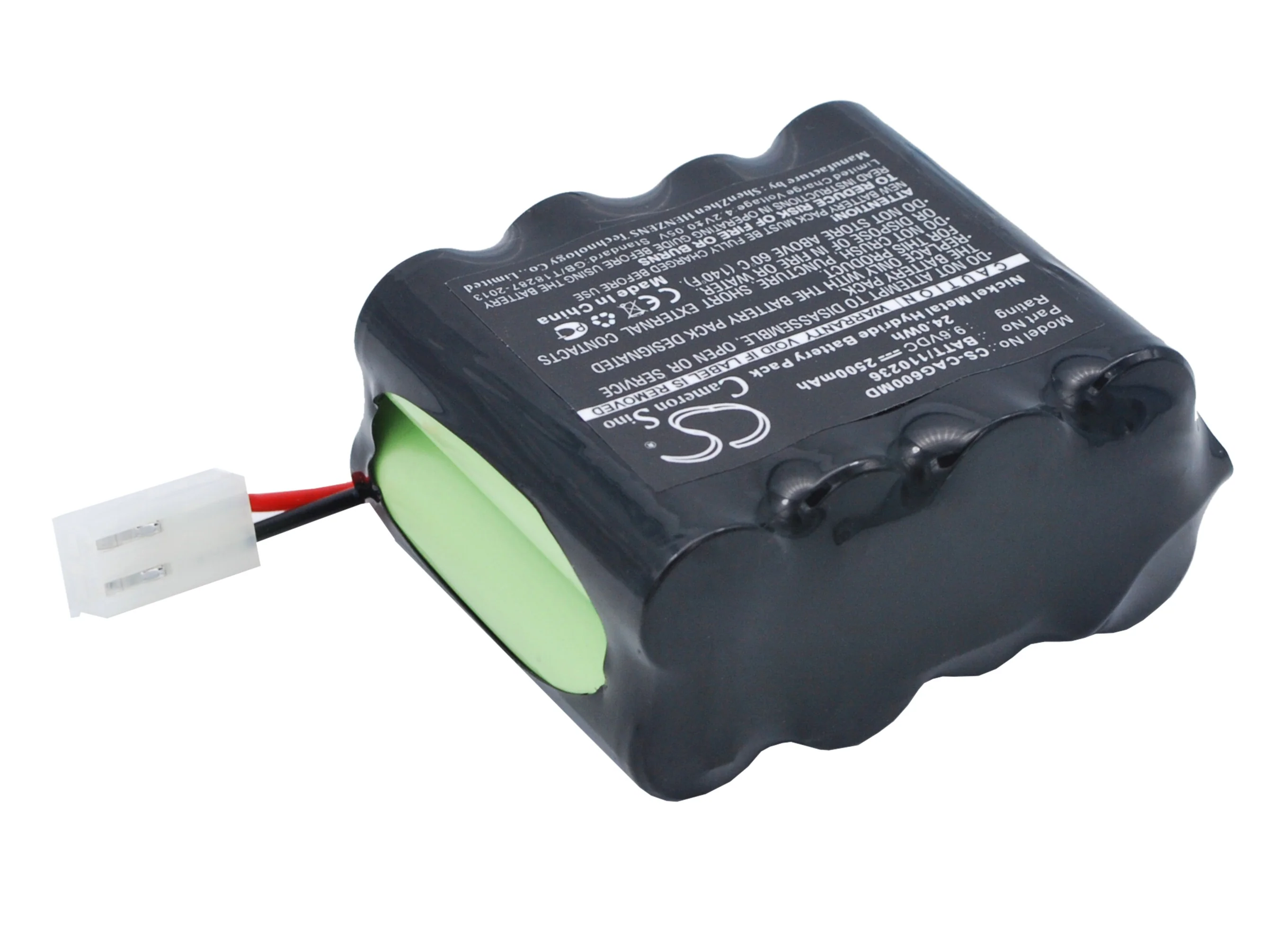 CS-CAG600MD : Battery for Colson ECG Cardiette AR600 - Replaces Cardiette 120236, BATT/110236 - Image 2