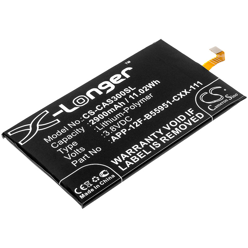 CS-CAS300SL : Battery for CAT S30 - Replaces CAT APP-12F-B55951-CXX-111