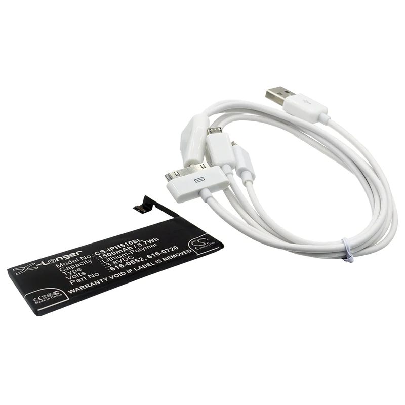 CS-CB060 : For Apple iPhone 5s, A1234, A1528 and others - Replaces Apple 616-0652, 616-0720, 616-0728 - Image 2