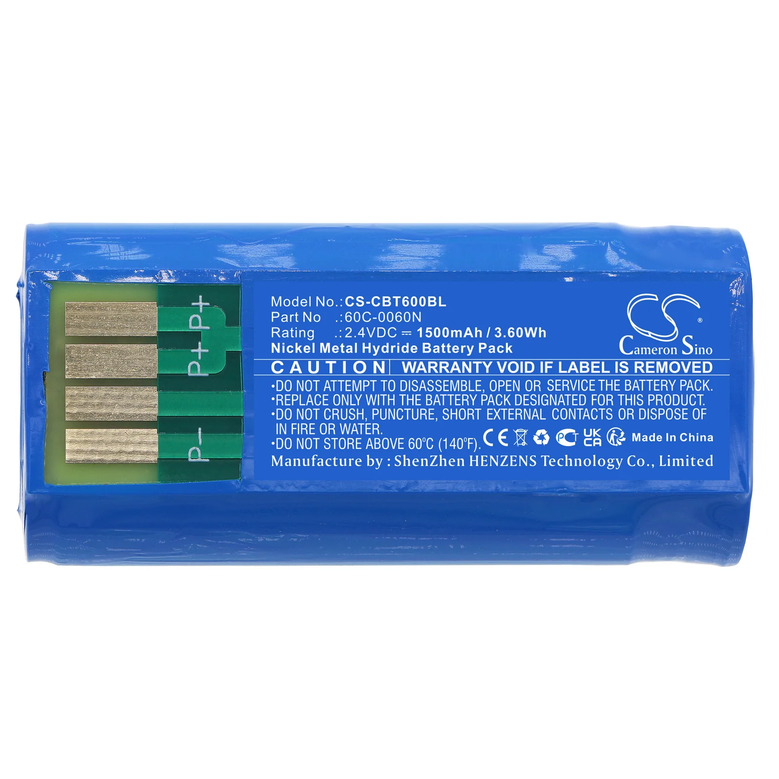 CS-CBT600BL : Battery for Cattron Theimeg 70C0003KIT, 70C-0003KIT-C - Replaces Cattron Theimeg 60C-0060N - Image 3