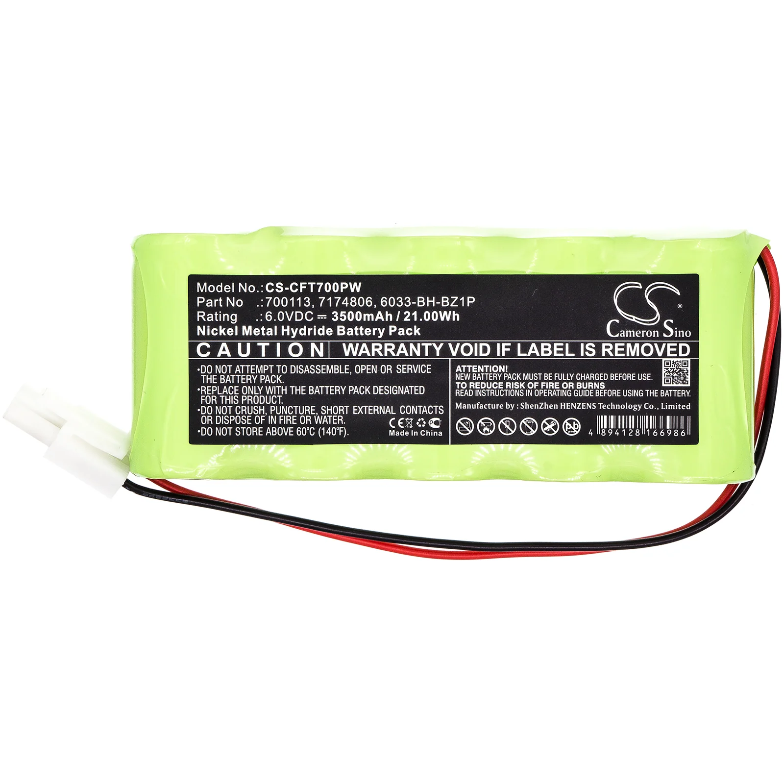 CS-CFT700PW : Battery for Craftsman 240.74801 - Replaces Craftsman 700113, 7174806, 6033-BH-BZ1P - Image 3