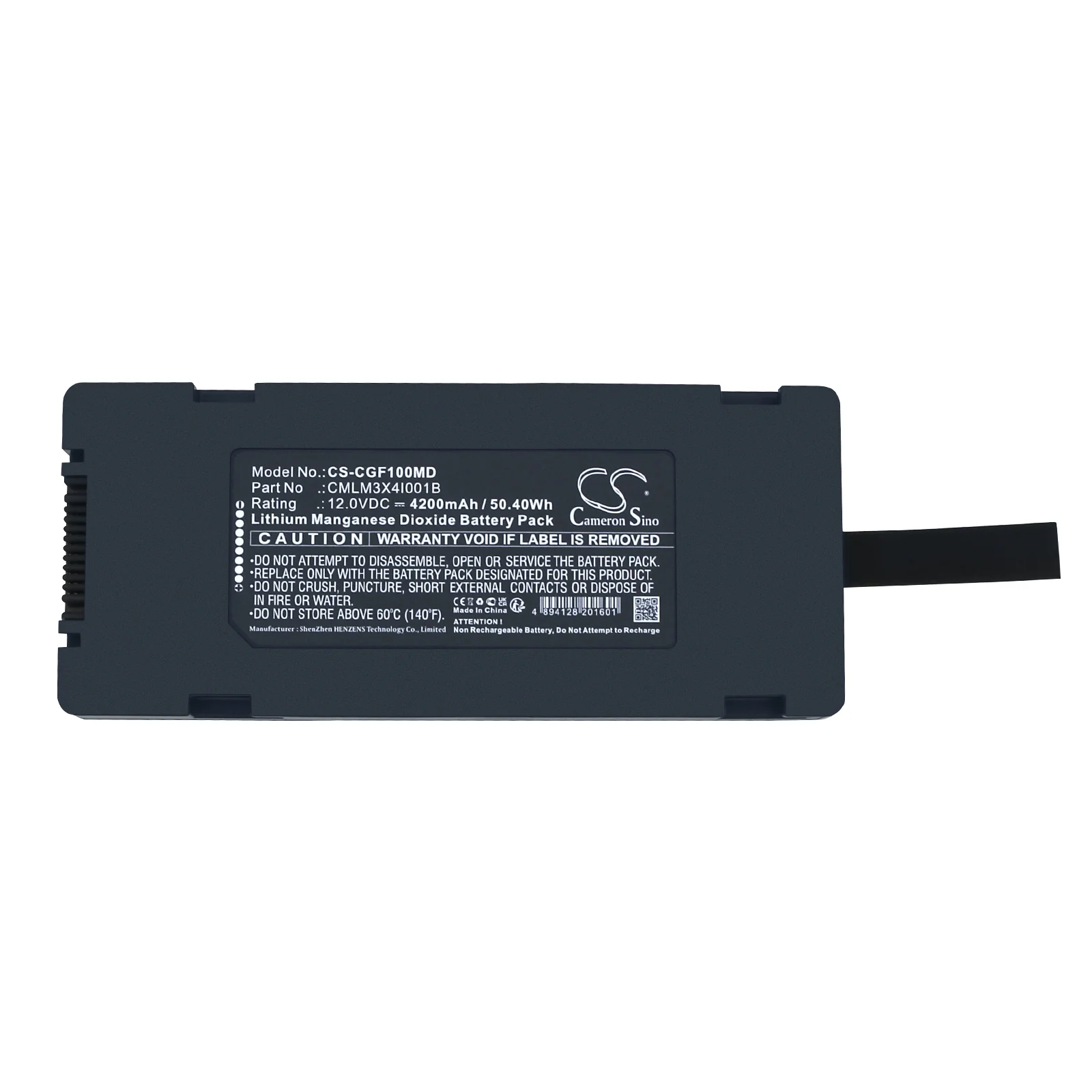 CS-CGF100MD : Battery for COMEN F1 Fully Automatic, F2 Fully Automatic - Replaces COMEN CMLM3X4I001B, 022-00000008-00 - Image 5