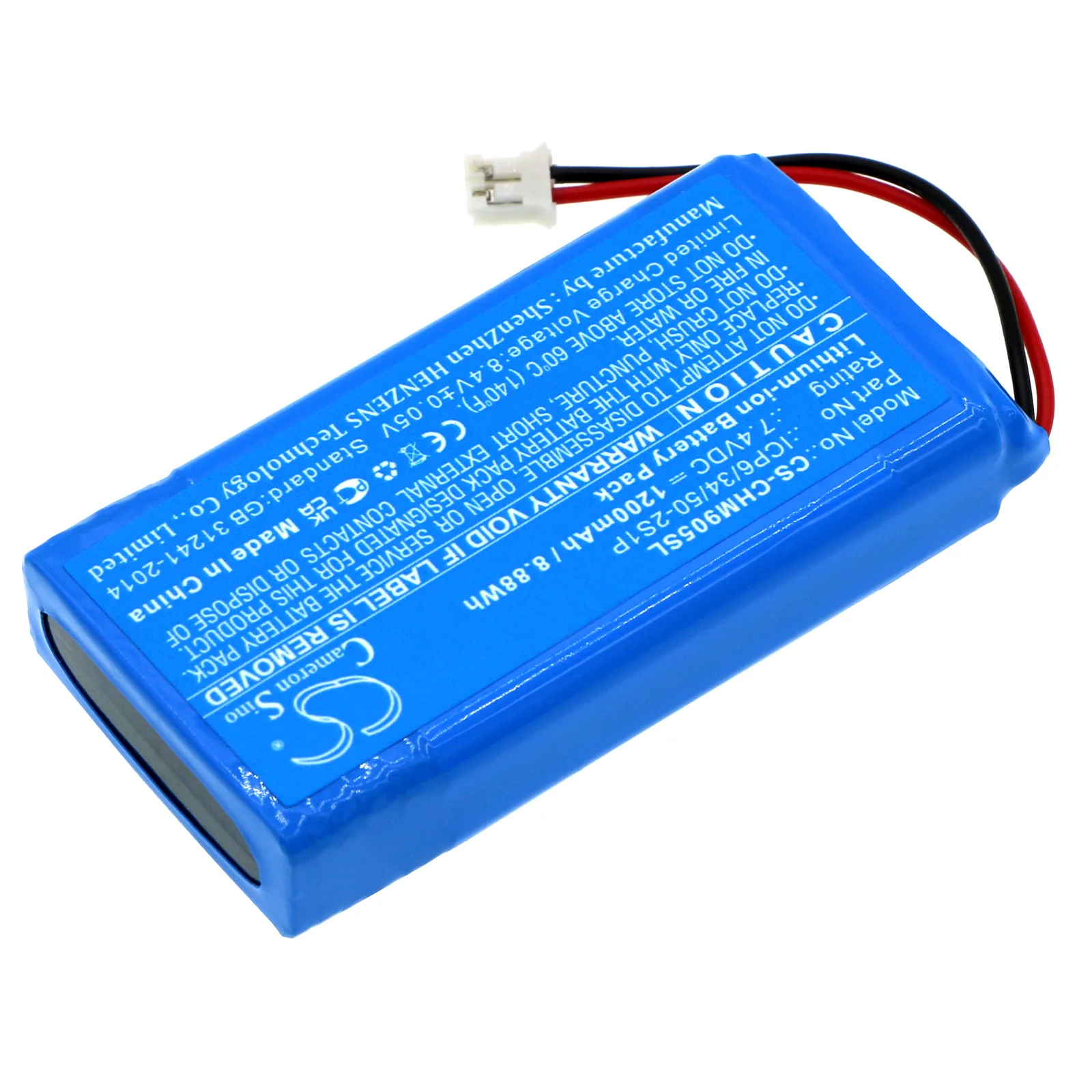 CS-CHM905SL : Battery for Chord MOJO Headphone Amplifier - Replaces Chord ICP6/34/50-2S1P - Image 2