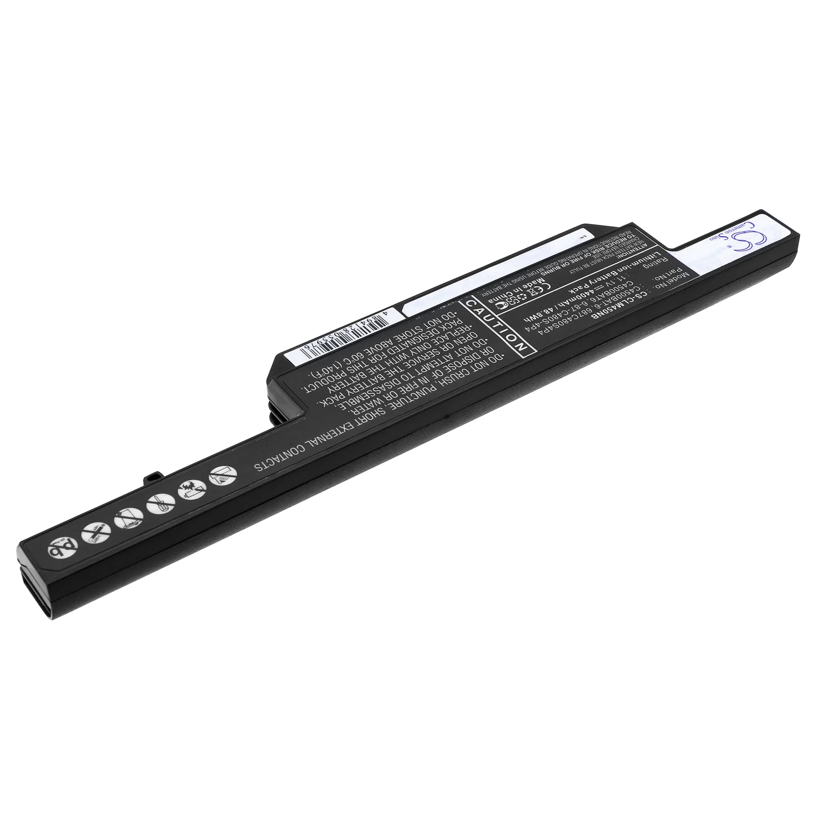 CS-CLM450NB : Battery for Schenker mySN XESIA E510 Entry, mySN XMG A501, mySN XMG A500 and others - Replaces Clevo C4500BAT-6, C4500BAT6, 6-87-C480S-4P4 and others - Image 2