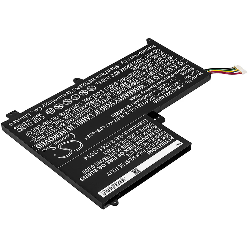 CS-CLW740NB : Battery for Terrans Force X411 47VJ1, X411 47, X411 47J and others - Replaces Clevo W740BAT-6, 3ICP7/34/95-2, 6-87-W740S-42E1 - Image 2
