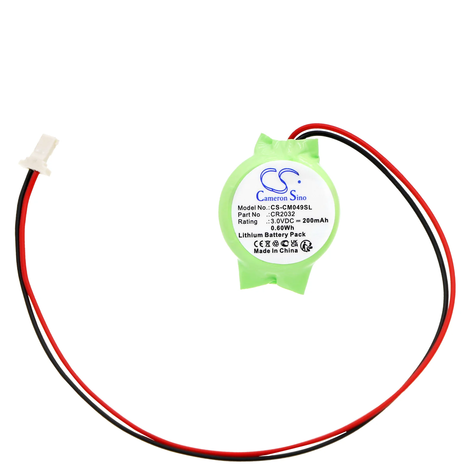CS-CM049SL : Replaces Custom Battery Pack CR2032 - Image 2