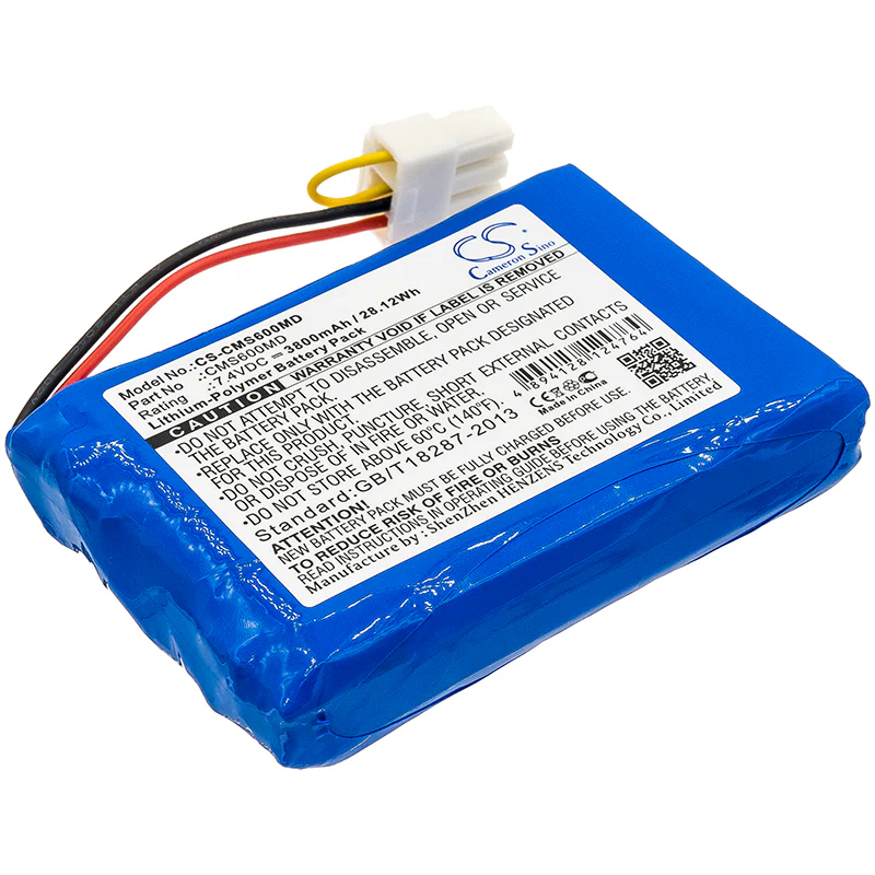 CS-CMS600MD : Battery for CONTEC CMS6000, MONITOR CMS6000 - Replaces CONTEC 88889457