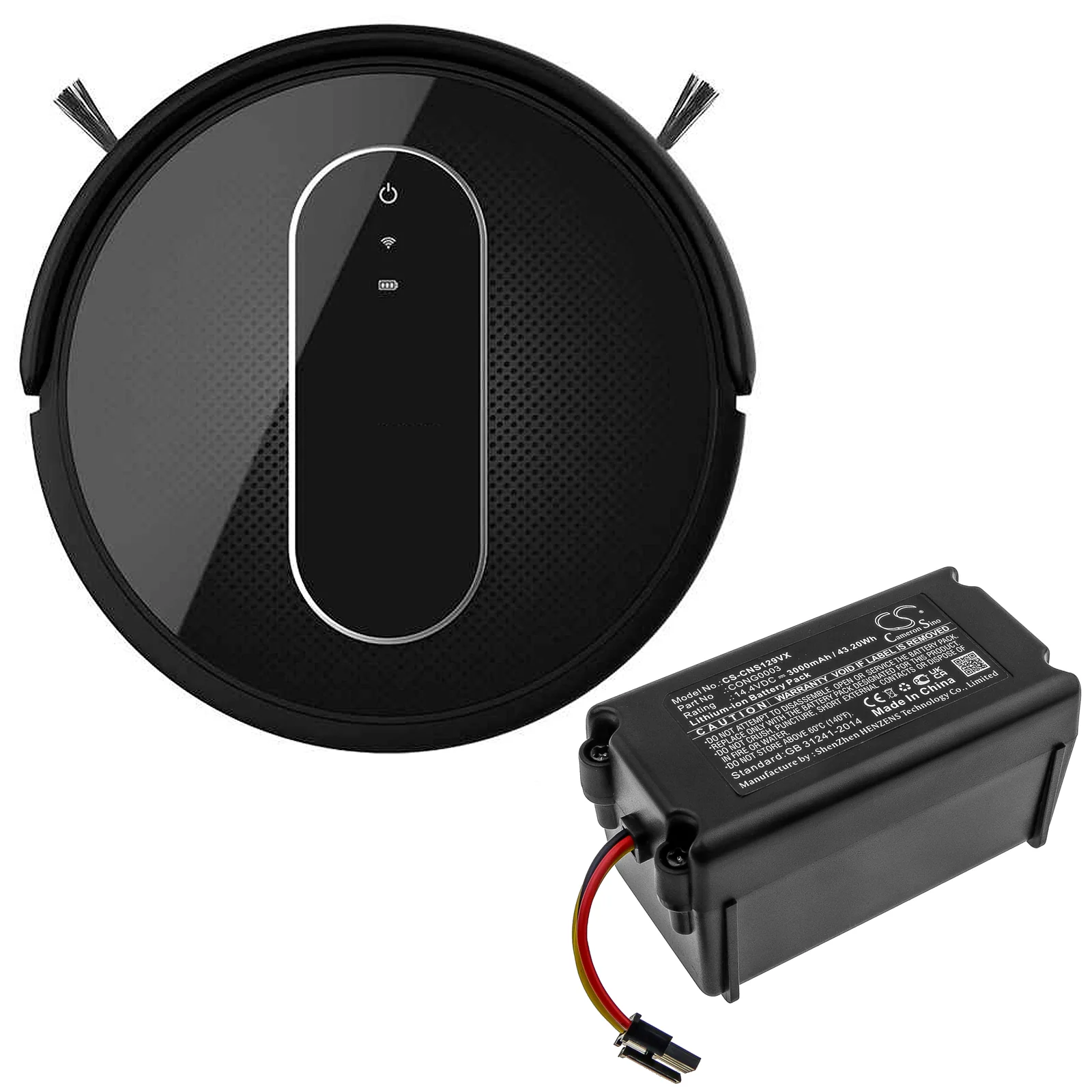 CS-CNS129VX : Battery for Vileda VR302 - Replaces Vileda BONA18650-MF1 - Image 6