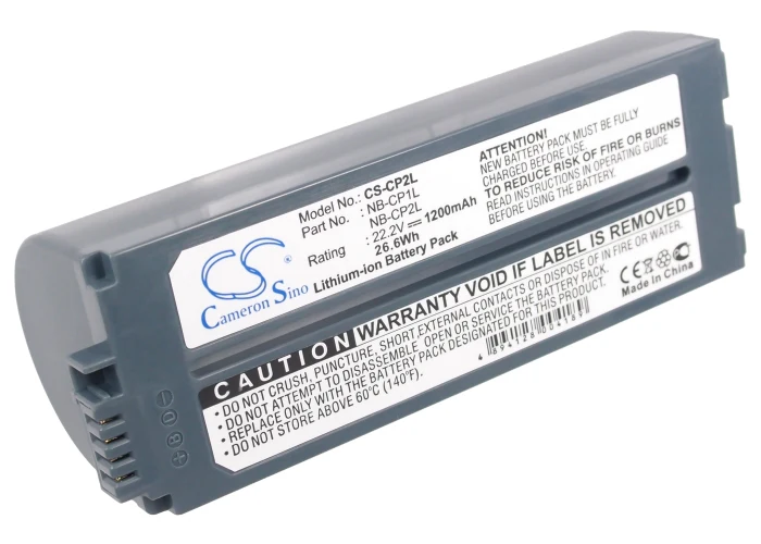 CS-CP2L : Battery for Canon Selphy CP-100, Selphy CP-200, Selphy CP-220 and others - Replaces Canon NB-CP1L, NB-CP2L, NB-CP2LH and others - Image 5