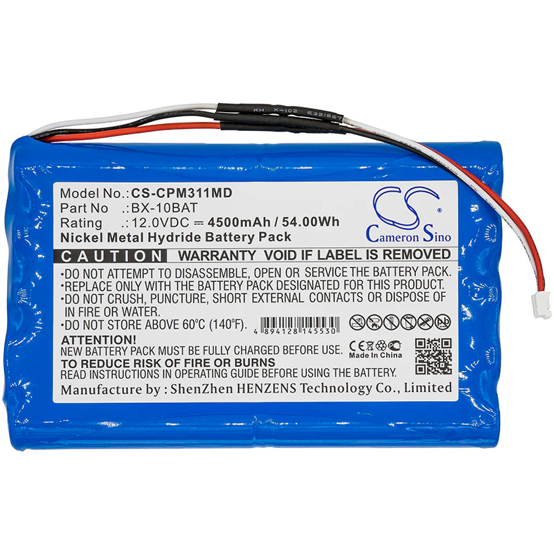 CS-CPM311MD : Battery for Colin Medical Press-Mate Pal 3110, Press-Mate Pal 3110P - Replaces Colin Medical BX-10BAT - Image 3