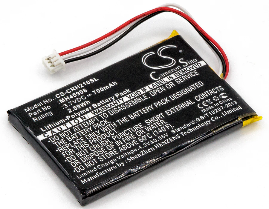 CS-CRH210SL : Battery for CORSAIR H2100, Gaming H2100 Dolby 7.1 Wireless Gaming Headset, CA-9011136-AP and others - Replaces CORSAIR MH45908