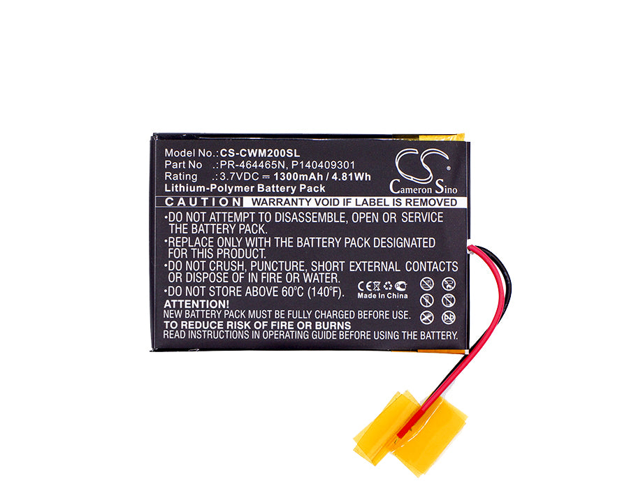 CS-CWM200SL : Battery for Cowon M2, M2 16G, M2 32G - Replaces Cowon PR-464465N, P140409301 - Image 5