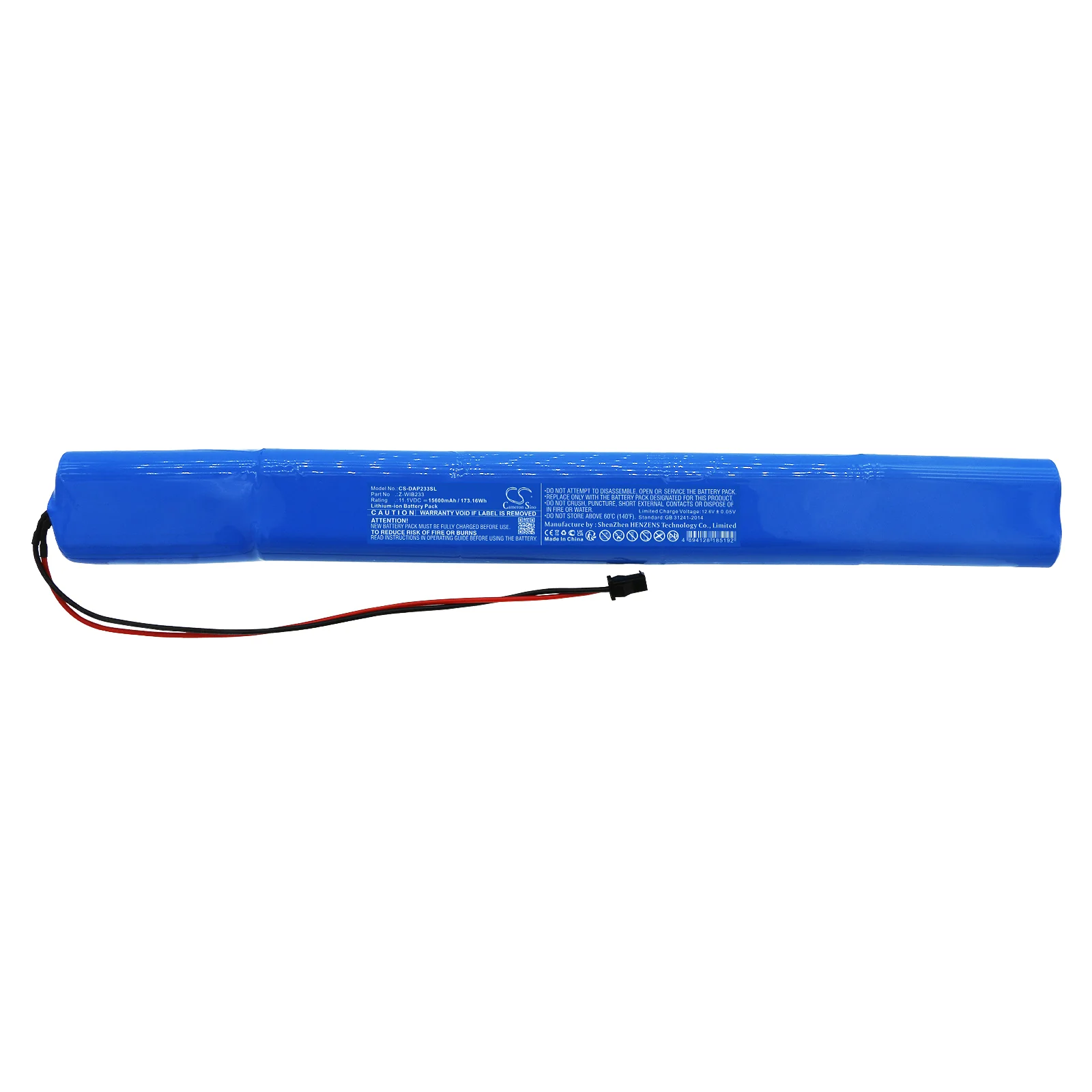CS-DAP233SL : Battery for American DJ WIFLY BAR RGBA - Replaces American DJ Z-WIB233 - Image 4