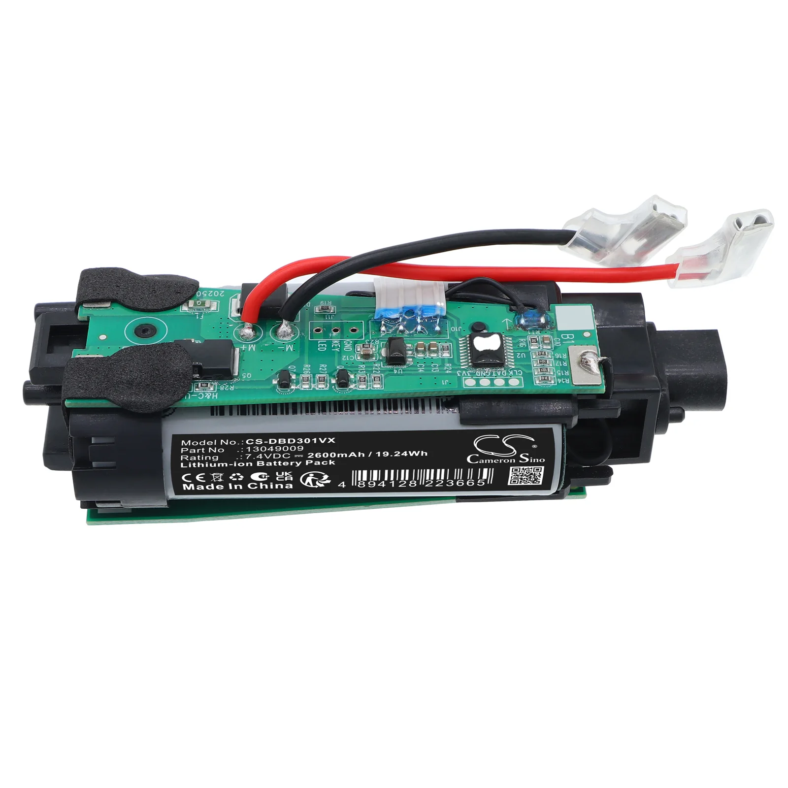 CS-DBD301VX : Battery for Dirt Devil BD30100, BD30100V, BD30110V and others - Replaces Dirt Devil 13049009 - Image 4
