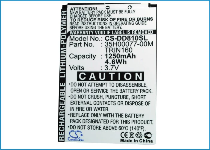 CS-DD810SL : Battery for Swisscom XPA v1510 - Replaces Swisscom 35H00077-00M, 35H00077-02M, TRIN160 - Image 5