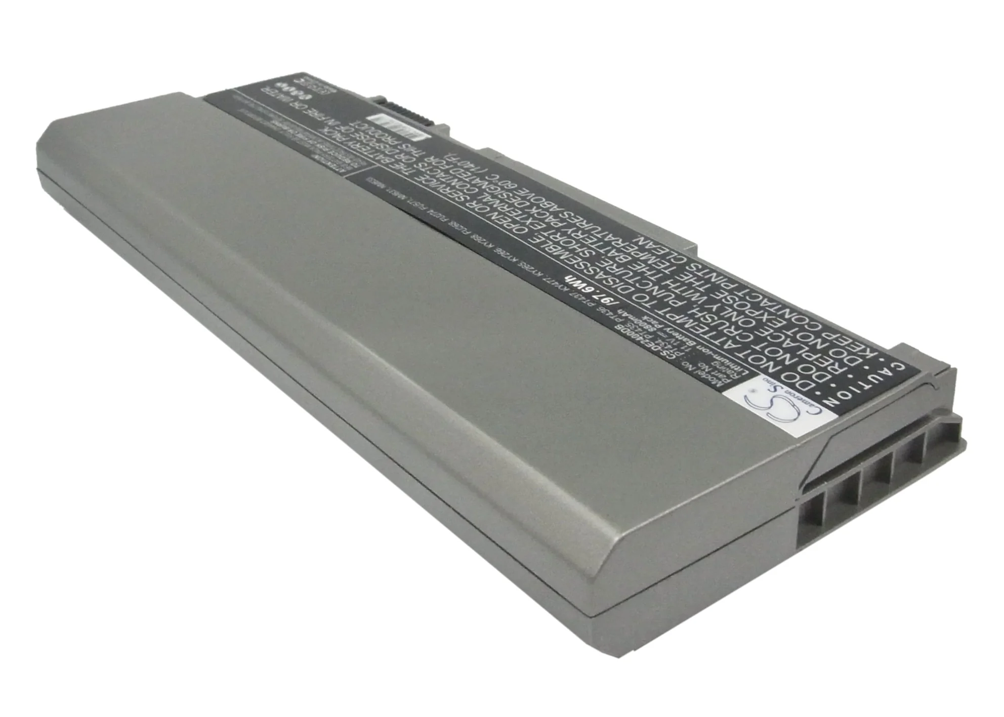 CS-DE2400DB : Battery for DELL Latitude E6400, Latitude E6500, Precision M2400 and others - Replaces DELL PT434, PT435, PT436 and others - Image 2