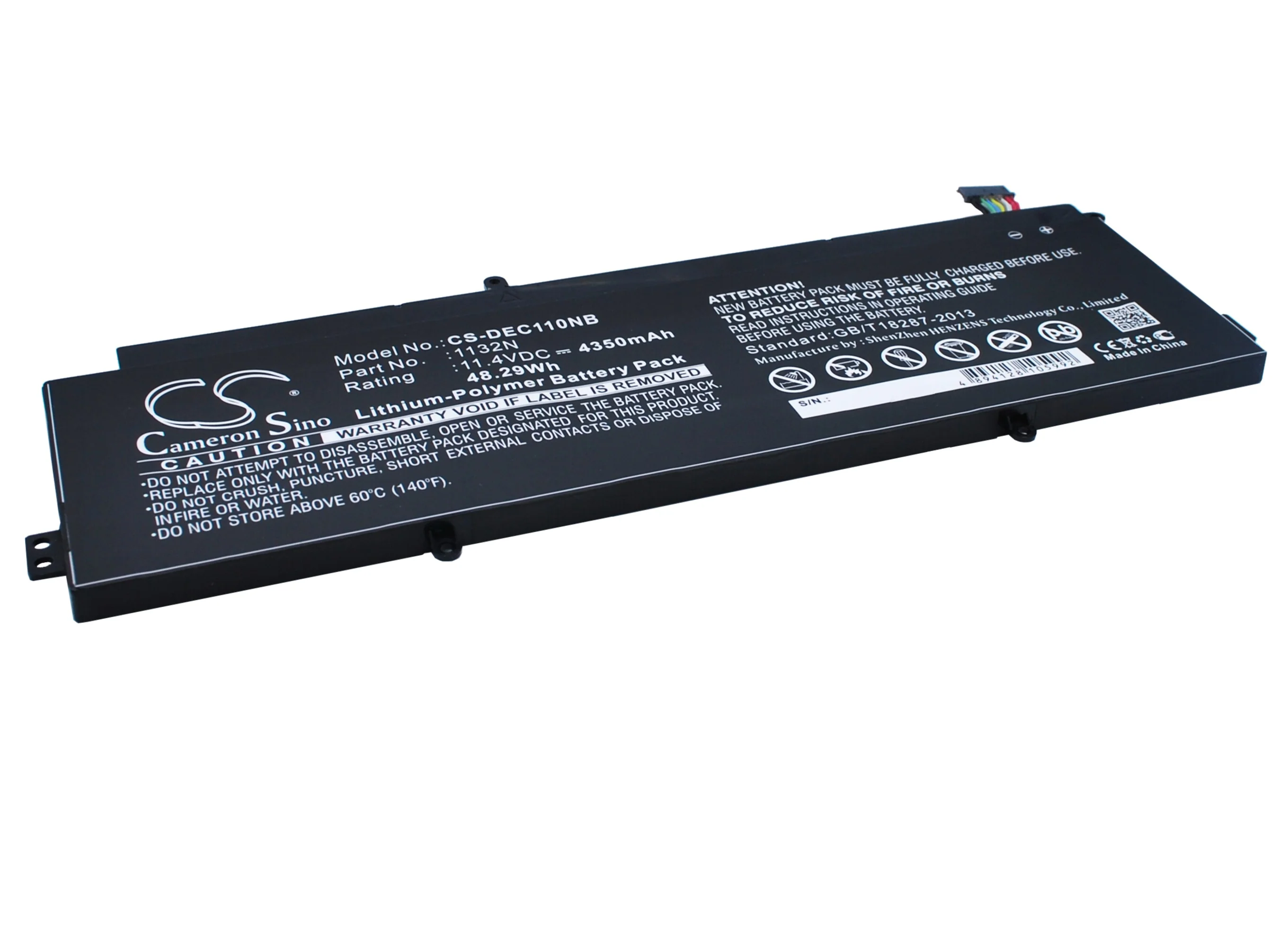 CS-DEC110NB : Battery for DELL Chromebook 11 - Replaces DELL 1132N, 01132N, CB1C13 and others - Image 2