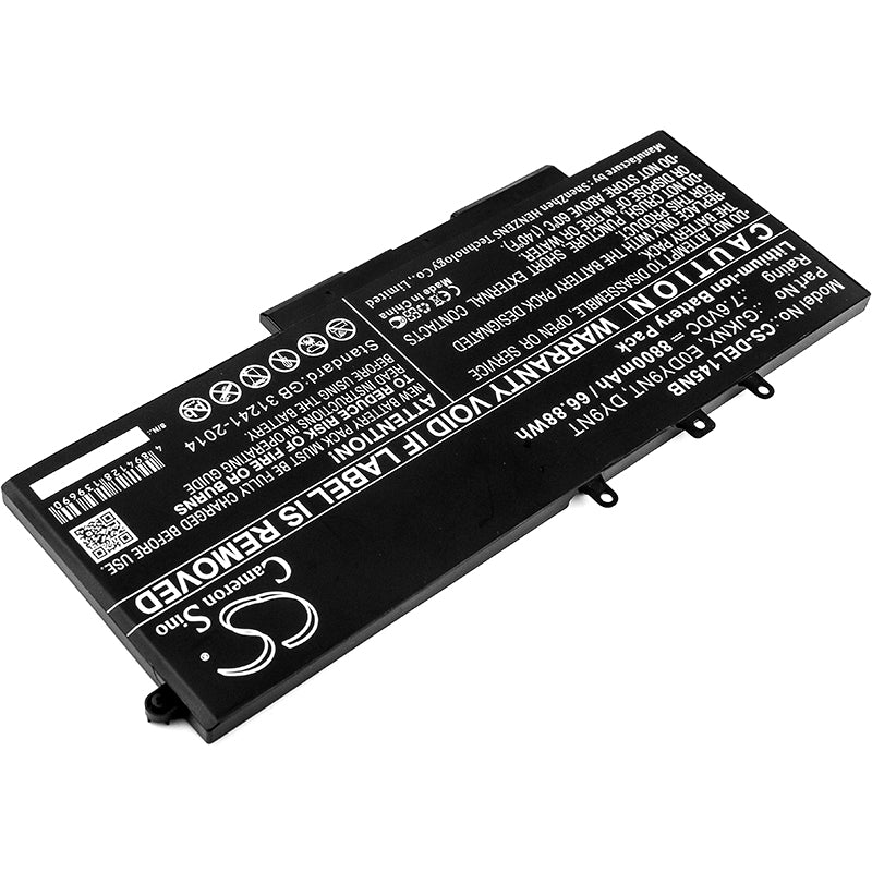 CS-DEL145NB : Battery for DELL Latitude 14 5491, Latitude 15 5591, Latitude 5280 and others - Replaces DELL GJKNX, 00JWGP, 03VC9Y and others - Image 2